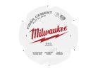 Milwaukee 48-40-7010 Circular Saw Blade, 10 in Dia, 5/8 in Arbor, 6-Teeth, Polycrystalline Diamond Cutting Edge