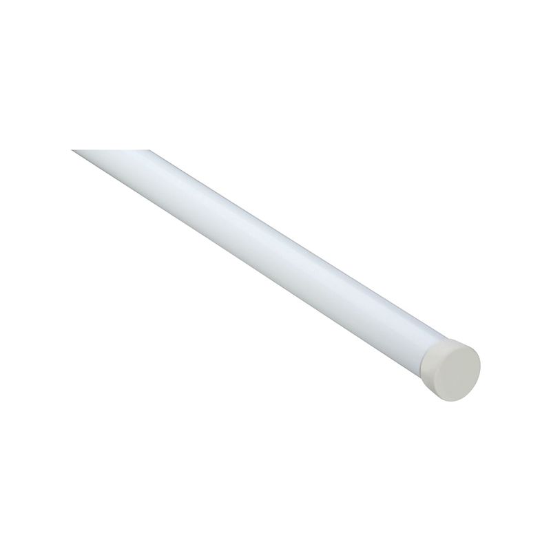 National Hardware 309BC N240-416 Closet Rod, 1-1/4 in Dia, 4 ft L, Steel White