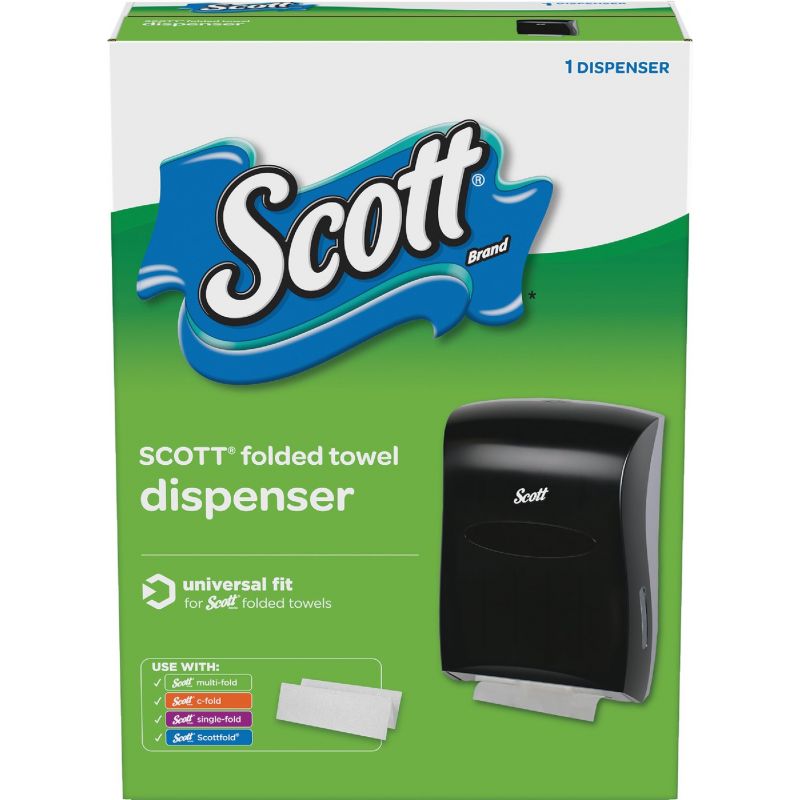 Kimberly Clark Scott Black Folded Paper Towel Dispenser Smoke