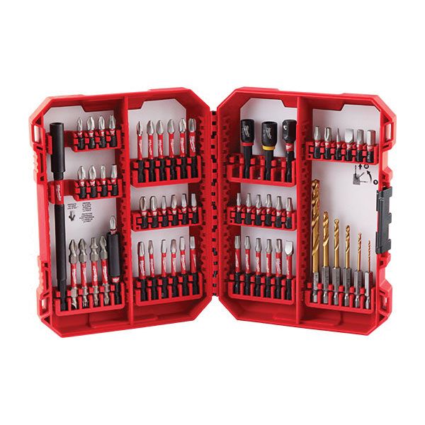 Buy Milwaukee SHOCKWAVE Impact Duty Series 48-32-4097 Drill-Drive Set, 60- Piece, All-Purpose, Alloy Steel