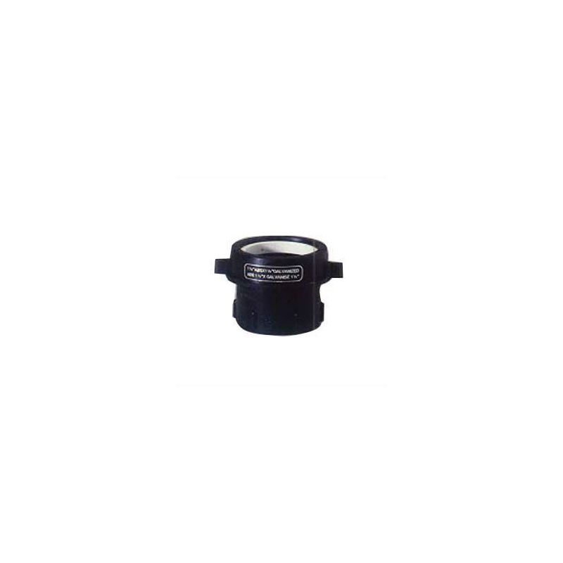 IPEX 027988 Pipe Adapter, 1-1/2 x 1-1/4 in, FPT x MPT, ABS, Black Black