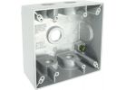Bell Aluminum Weatherproof Outdoor Outlet Box White