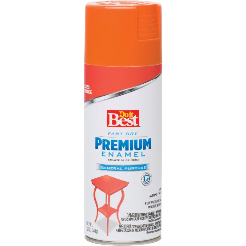 Do it Best Premium Enamel Spray Paint 12 Oz., Orange