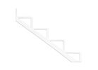 Pylex 14024 Stair Riser, 36-1/4 in L, 74 in W, Aluminum, White, Powdered White