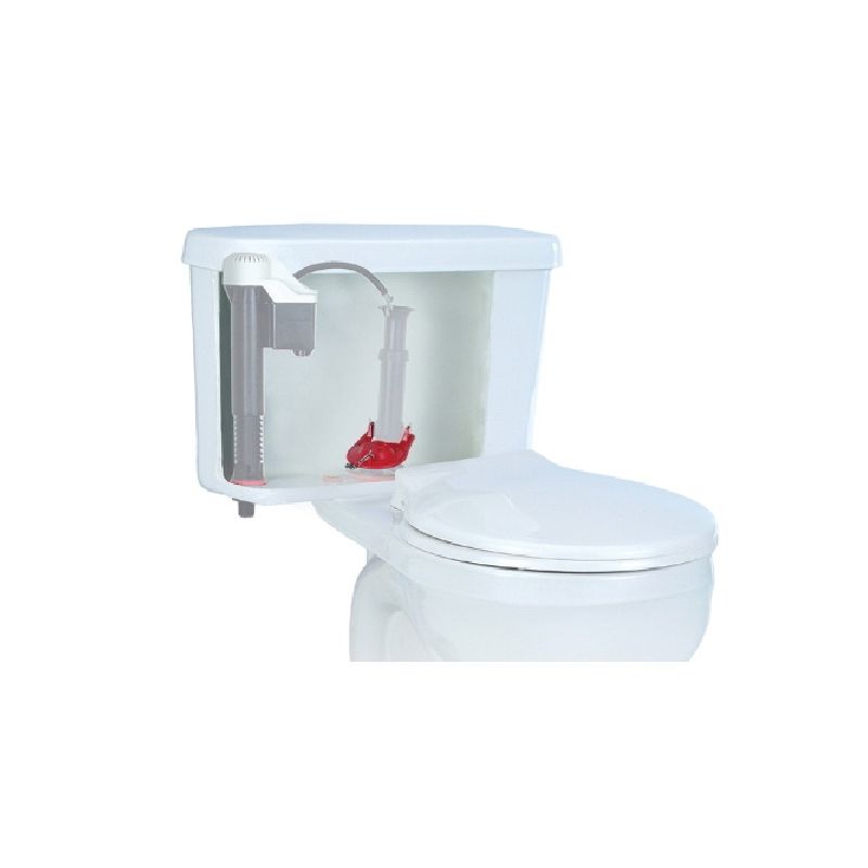 Korky 2017BP Toilet Flapper, Specifications: 2 in Valve Open, Rubber, Red Red