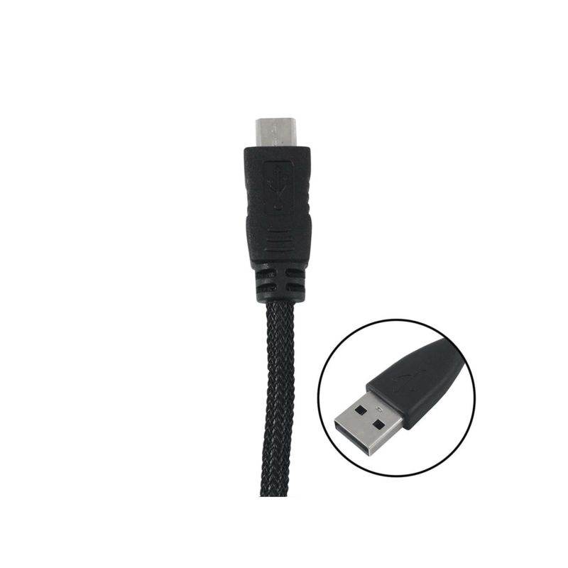 Zenith PM1006MCBB USB Cable, Black Sheath