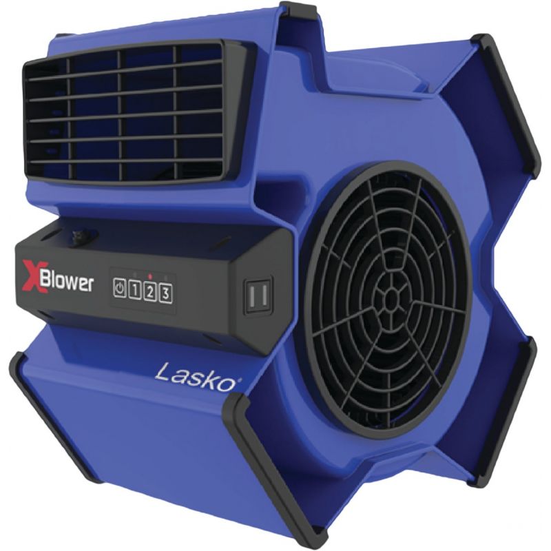 Lasko X-Blower Multi-Position Floor Fan Blue