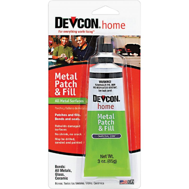 Devcon Metal Filler and Patch Gray, 3.5 Oz.