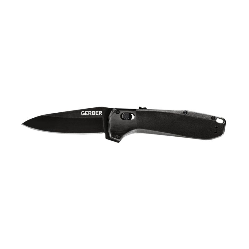 Gerber Highbrow Series 31-003674 Folding Knife, 3-1/2 in L Blade, Steel Blade, 1-Blade, Smooth Handle, Black Handle 3-1/2 In