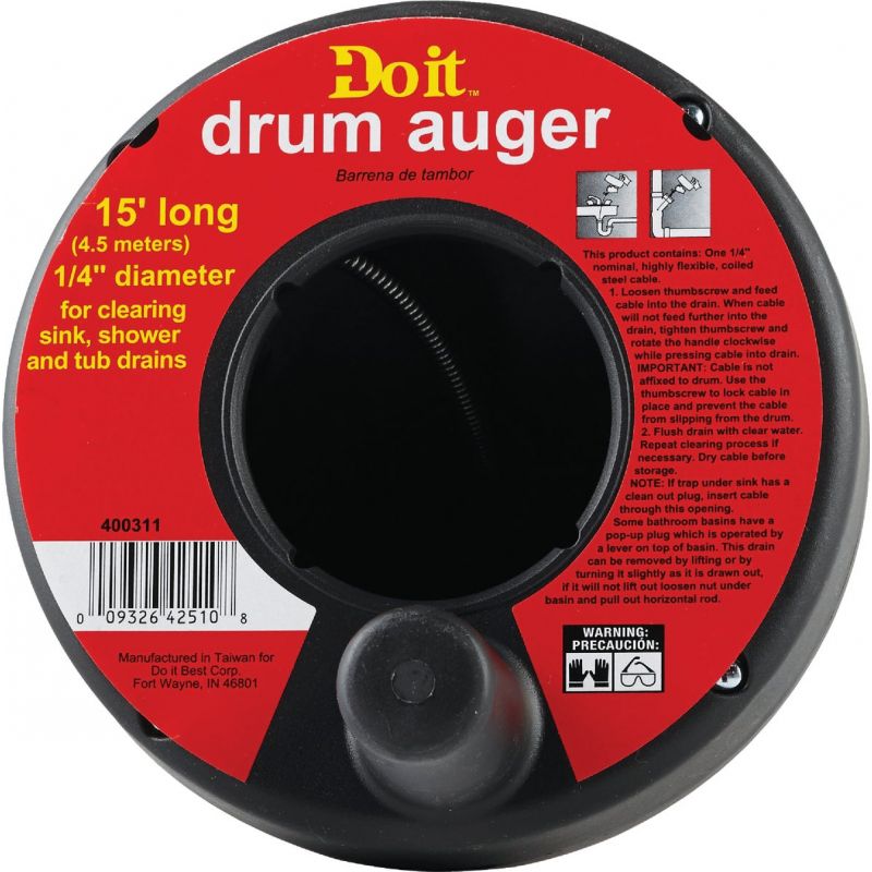 Do it Best Drum Drain Auger