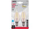 Satco Nuvo CA10 Candelabra LED Decorative Light Bulb (California Compliant)