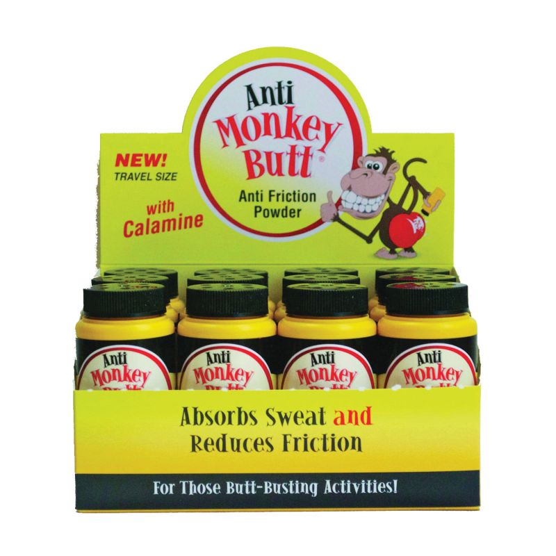 Anti Monkey Butt 817015 Anti-Friction Powder, Powder, 1.5 oz Bottle (Pack of 12)