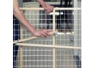 North States 4618A Wire Mesh Gate, Wood, Vinyl Coated, 32 in H x 29-1/2 to 50 in W Dimensions
