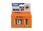 Terro Fly Magnet T518 Fly Paper Trap, Solid, 8, Pack Yellow