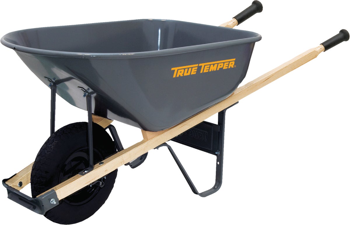 Buy True Temper Steel Wheelbarrow Gray
