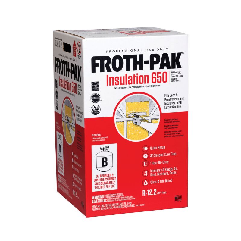 DuPont Froth-Pak 12031877 Foam Insulation Kit, 118.8 lb