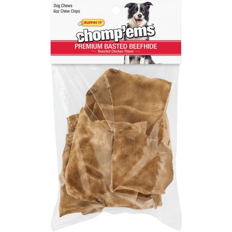 Westminster Pet Ruffin&#039; it Chomp&#039;ems Rawhide Chips 6 Oz.
