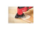 Milwaukee 49-25-2025 Triangle Sandpaper Variety Pack, 60, 80, 120, 180, 240 Grit, Silicon Carbide Abrasive, 3-1/2 in L Black