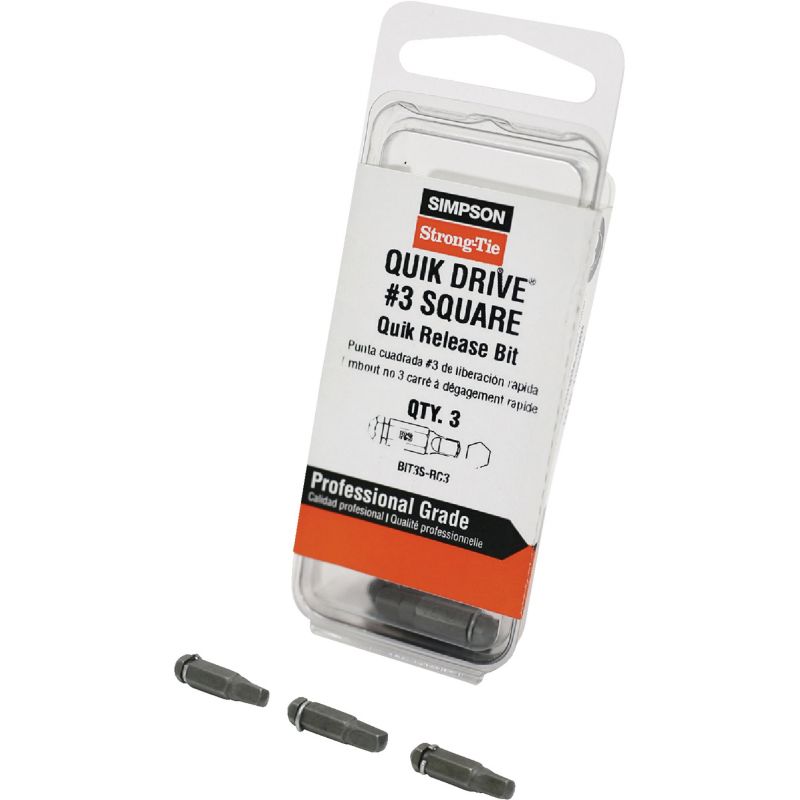 Quik Drive Screwdriver Bit Pack