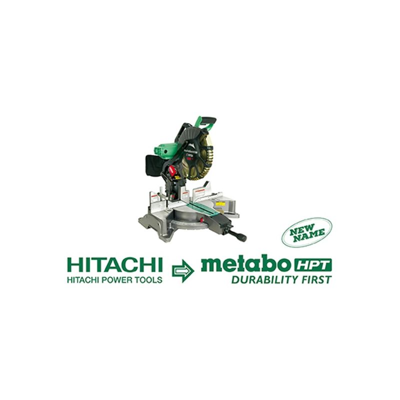 Metabo HPT C12FDHSM Miter Saw with Laser Marker, 12 in Dia Blade, 2-3/4 x 8, 3-1/2 x 7-1/2 in Cutting Capacity