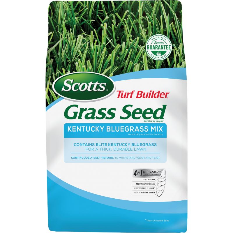 Scotts Turf Builder Kentucky Bluegrass Mix Grass Seed Fine Texture, Dark Green Color