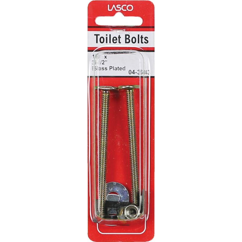 Lasco Toilet Bolt Set 1/4 In. X 3-1/4 In., Long