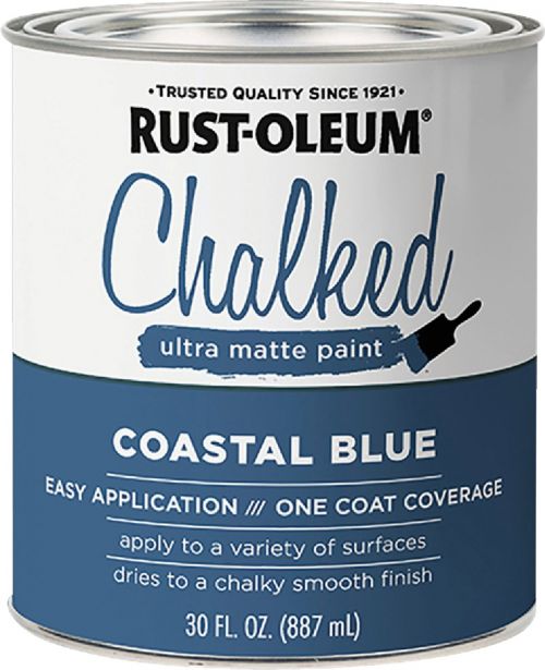 Rust-Oleum 371675 Chalked Ultra Matte Paint, 30 oz, Blue Harbor 