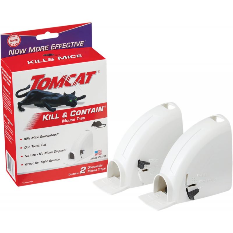 TOMCAT Kill & Contain Mouse Trap, Never See a Dead Rodent Again, 2