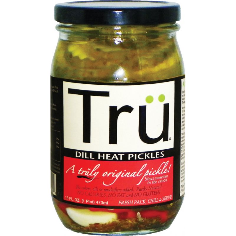 Tru Dill Heat Pickles 16 Oz. (Pack of 12)