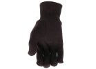 Boss B61061-L2P Indoor/Outdoor Work Gloves, Men&#039;s, L, 8 to 8-3/8 in L, Straight Thumb, Elastic Knit Wrist, Slip-On Cuff L, Brown