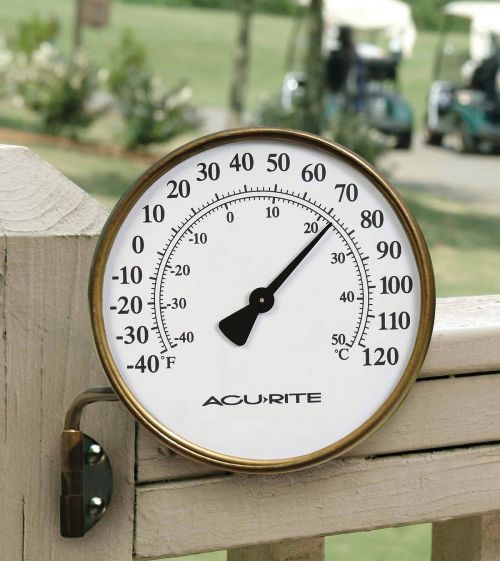 Brass Indoor Outdoor Garden Thermometer – Gentlemen's Hardware