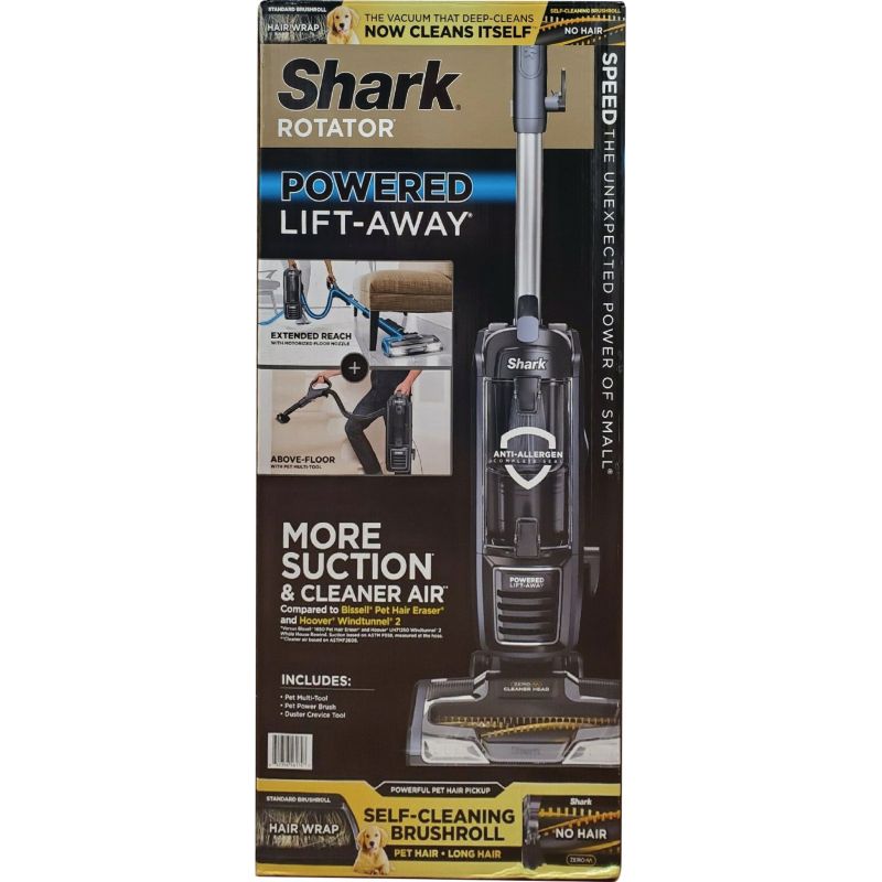 Shark Rotator Powered Lift-Away with Self-Cleaning Brushroll Upright Vacuum Cleaner Gray