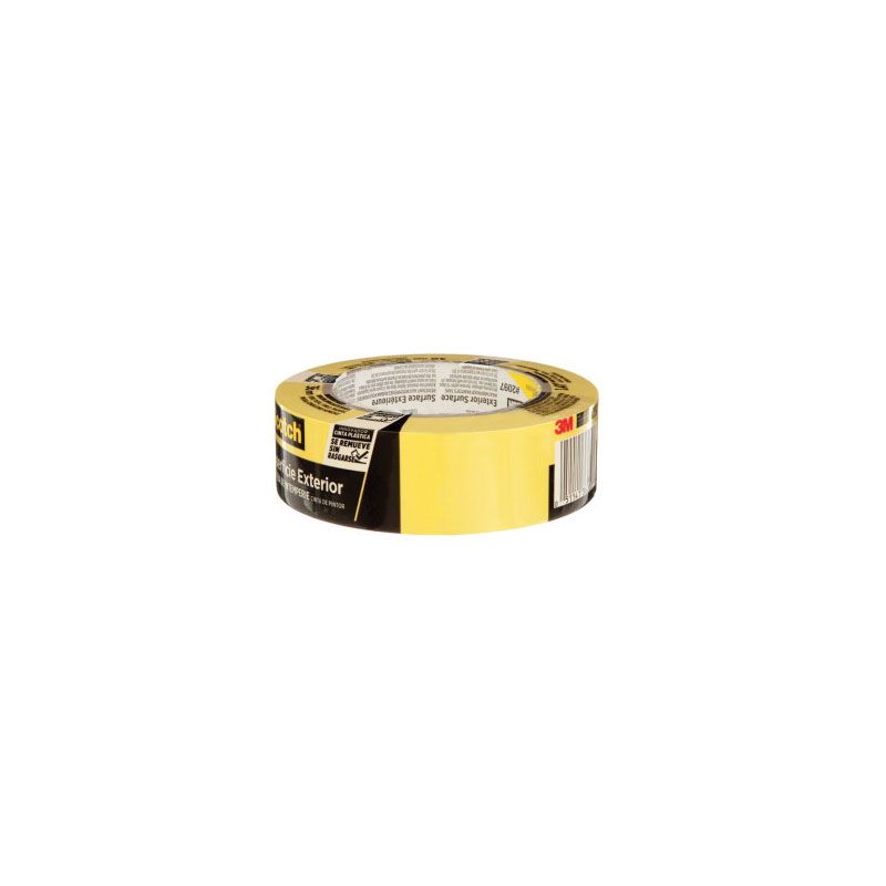 ScotchBlue 2097-36EC-XS Painter&#039;s Tape, 45 yd L, 1.41 in W, Poly Backing, Yellow Yellow
