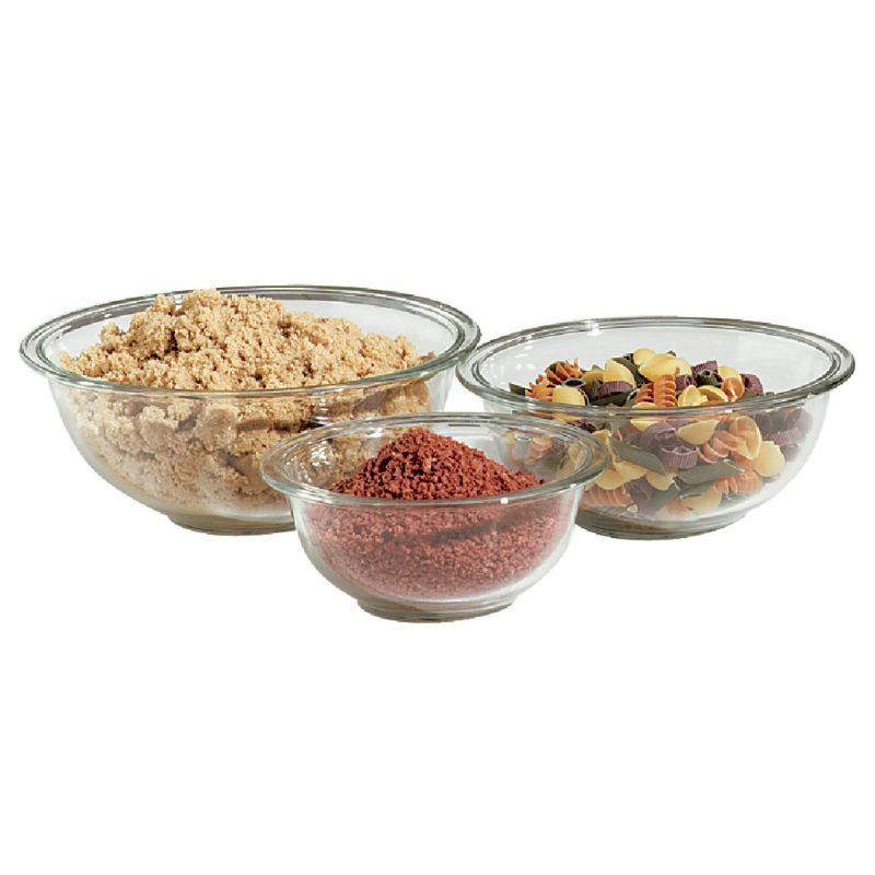 Pyrex Prepware 3-Piece Mixing Bowl Set Clear (Pack of 2)