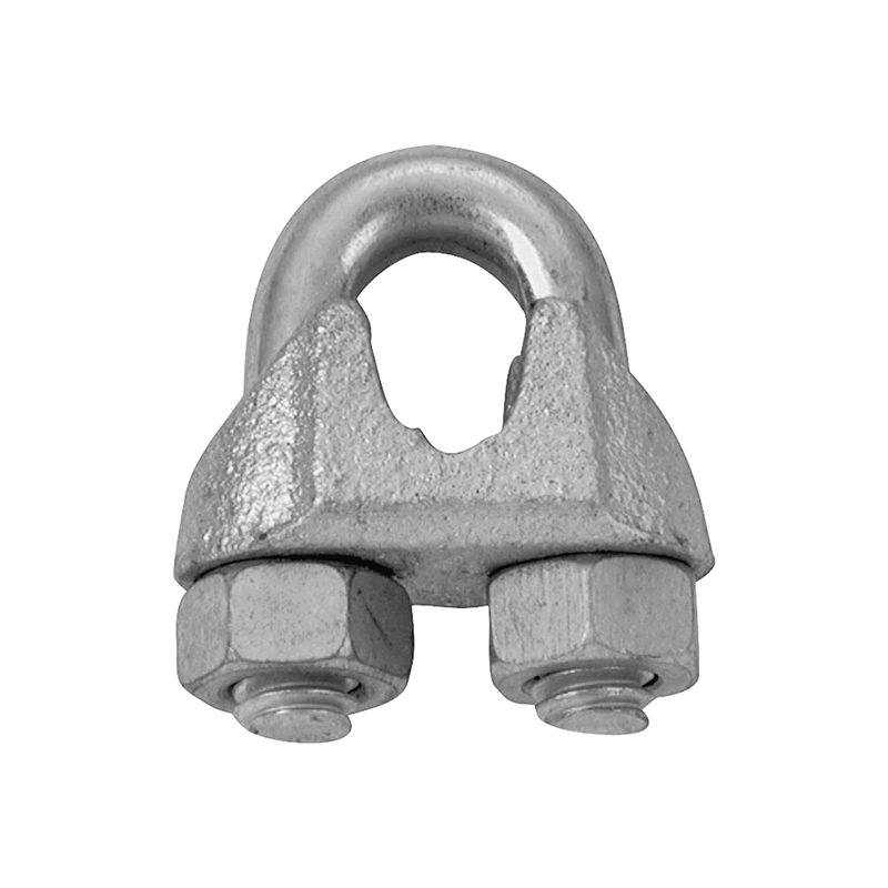Campbell T7670499 Wire Rope Clip, Malleable Iron, Electro-Galvanized