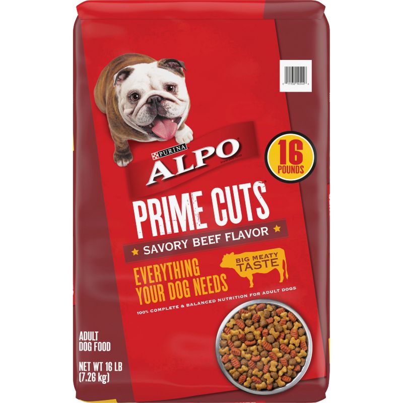 Purina Alpo Prime Cuts Dry Dog Food 16 Lb.