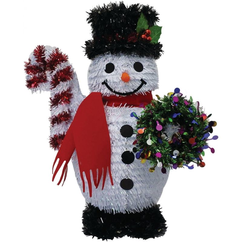 Youngcraft Tinsel Snowman Holiday Decoration (Pack of 6)