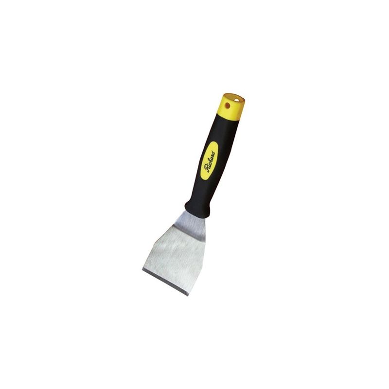 Richard 03050 Scraper, 3 in W Blade, Bent Chisel Blade, Carbon Steel Blade