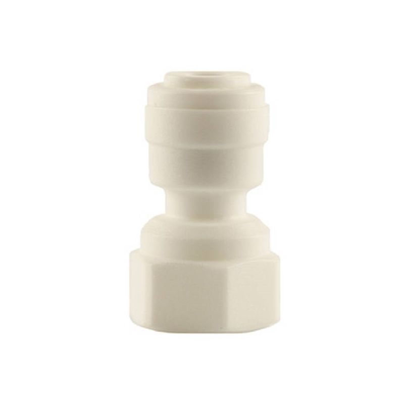 Boshart PEQC-MA0404 Pipe Adapter, 1/4 in, MPT, Polyethylene, White, 100 psi Pressure White