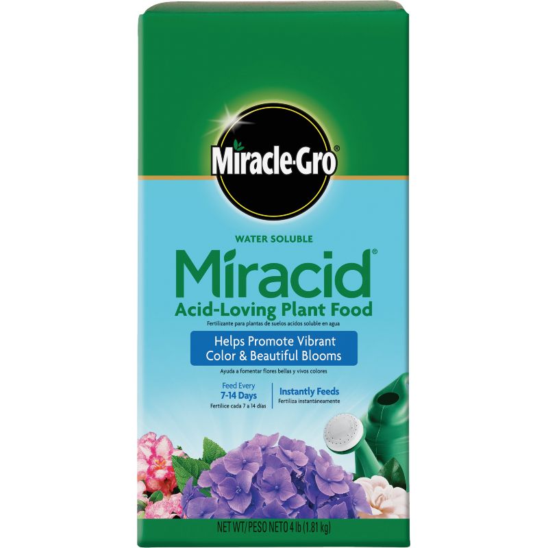Miracle-Gro Water Soluble Miracid Acid-Loving Dry Plant Food 4 Lb.
