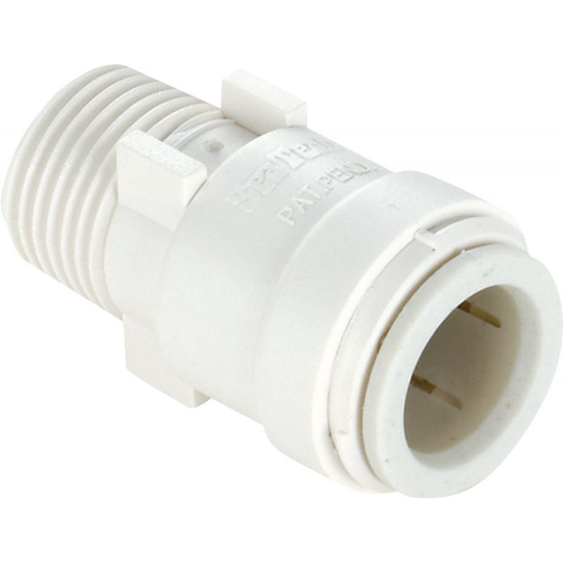 Watts Quick Connect Male Plastic Connector 3/8 In. CTS X 1/2 In. MPT