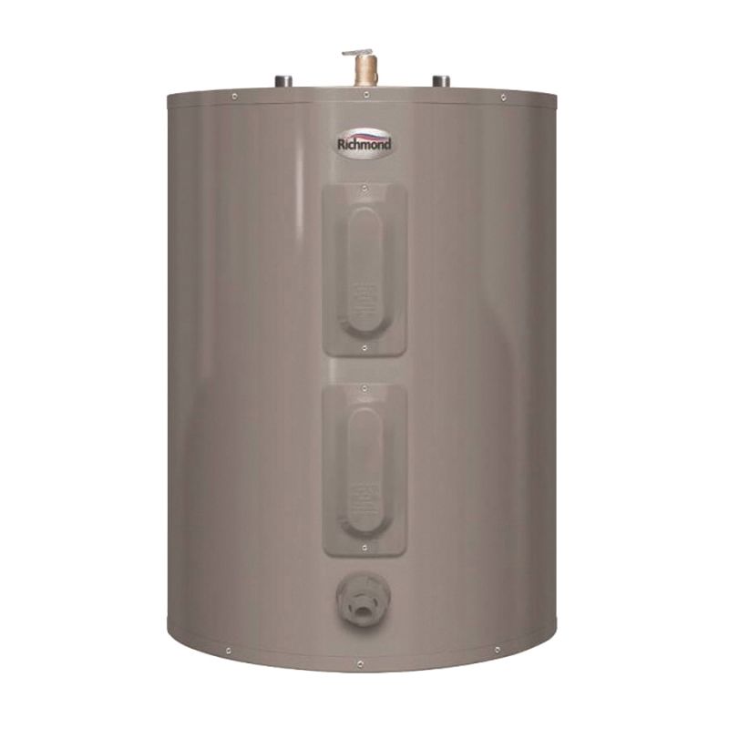 Richmond Essential Series 6ES50-D/B50-2 Electric Water Heater, 240 V, 4500 W, 50 gal Tank, 0.93 Energy Efficiency Dark Warm Gray, 50 Gal