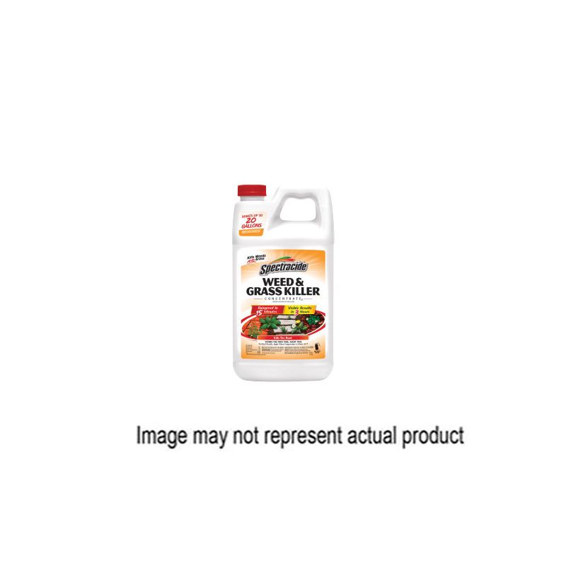 Spectracide HG-96620 Concentrated Weed and Grass Killer, Liquid, Spray Application, 1 gal Amber
