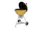 Weber 70th Anniversary Series 19523001 Kettle Charcoal Grill, 363 sq-in Primary Cooking Surface, Hot Rod Yellow Hot Rod Yellow