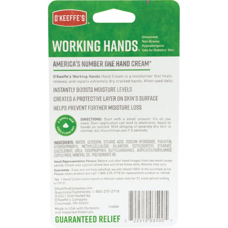 O&#039;Keeffe&#039;s Working Hands Hand Cream Lotion 3.4 Oz.