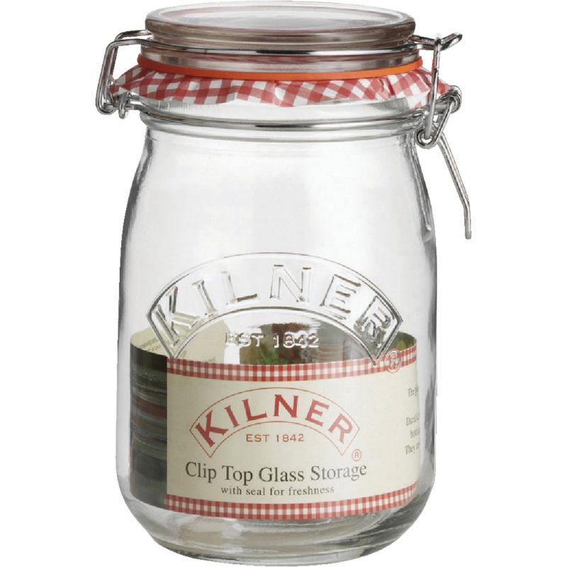 Kilner Round Clip Top Glass Storage Jar 34 Oz. (Pack of 12)