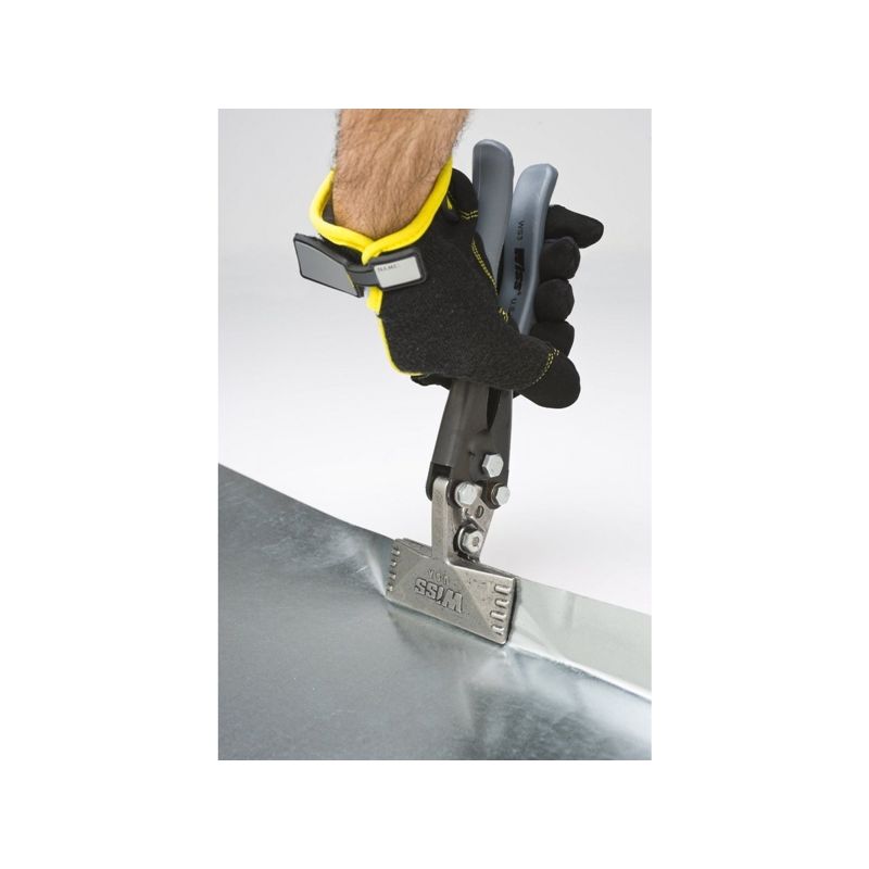 Crescent Wiss WS3N Hand Seamer, 1/4 to 1-1/4 in Sheet, 18 ga Max Sheet Thick, Steel Gray