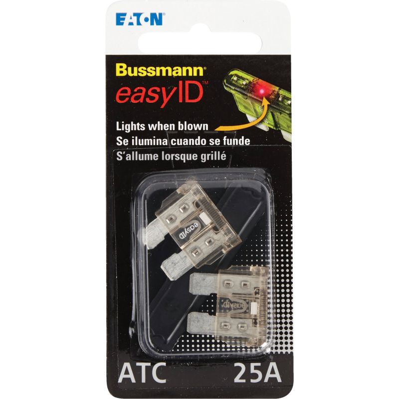 Bussmann easyID Illuminating Automotive Fuse Clear, 25