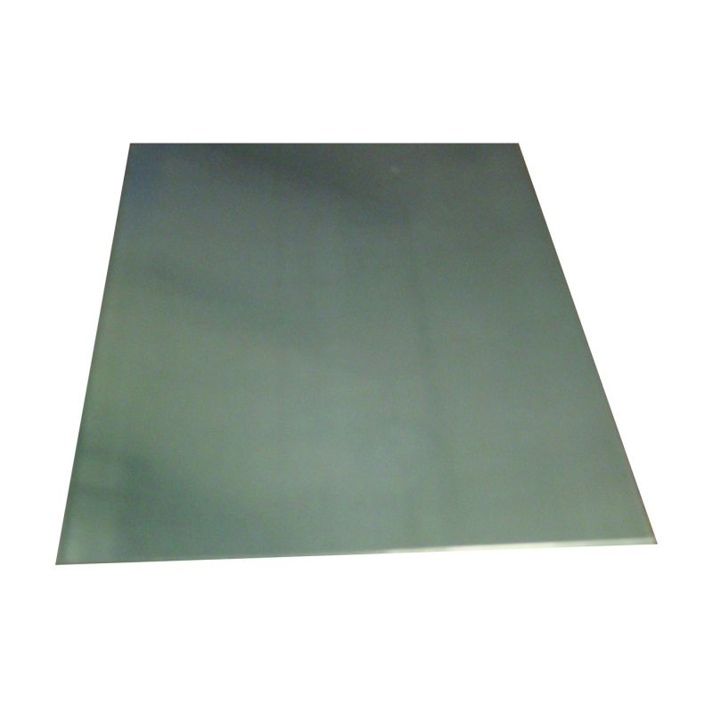 K &amp; S 256 Decorative Metal Sheet, 4 in W, 10 in L, Aluminum Gray (Pack of 6)