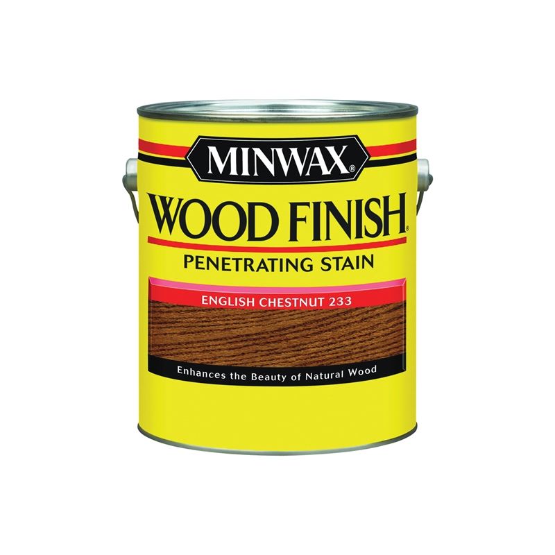 Minwax 710440000 Wood Stain, English Chestnut, Liquid, 1 gal, Can English Chestnut (Pack of 2)
